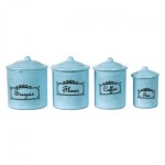 Dollhouse Vintage Kitchen Canisters - Choice of Color -