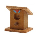 Dollhouse Wood Bird House