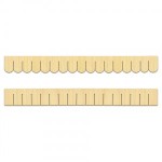 Dollhouse Wooden Shingle Strips- Choice of Style -