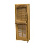 Dollhouse Working Bamboo Roll UpShade For Door 