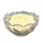 (*) Filled Bowl of Whipped Cream or Yoghurt
