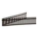 Dollhouse Rusty Picket Fence