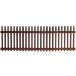 Dollhouse Rusty Picket Fence