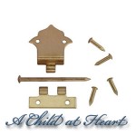 Offset Hinges with Nails