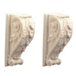 Pair of Scrolled Acanthus Leaf Brackets