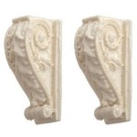 Pair of Scrolled Acanthus Leaf Brackets