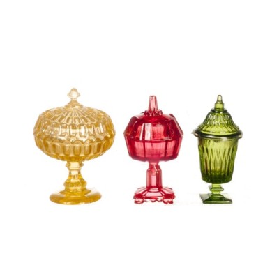 (*) Dollhouse 3 pc Candy Dishes (Kit)