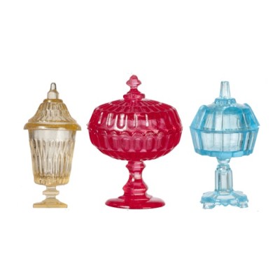 (*) Dollhouse 3 pc Candy Dishes (Kit)