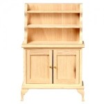 Dollhouse Traditional Kitchen Hutch- Choice of Finish -