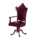 Fancy Dollhouse Victorian Desk Chair by Bespaq
