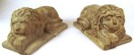 (&amp;sect;) Disc $3 Off - Pair of Dollhouse Crossed Paw Lions