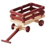 Dollhouse Wooden Wagon