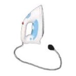 (*) Dollhouse Modern Iron - White