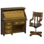 Dollhouse Miniature Desk Set