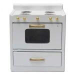 Dollhouse Modern Stove - White