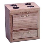 Sale $6 Off - Dollhouse Budget Oak Stove