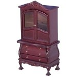Dollhouse Mahogany Bombe Display Chest