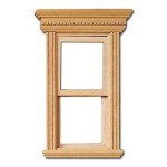 Yorktown Double Hung Dollhouse Window