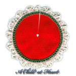 Dollhouse Tree Skirt Red Velvet