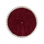 &amp;sect; Sale .60&amp;cent; Off - Dollhouse Burgundy Tree Skirt