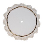 Dollhouse White Velvet Tree Skirt