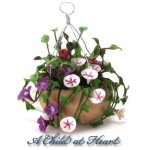 Dollhouse Hanging Mixed Flowers