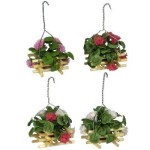 Dollhouse Hanging Geraniums