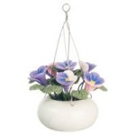 &amp;sect; Sale $1 Off - Hanging Purple &amp; Pink Pansies