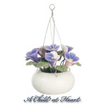 &amp;sect; Sale $1 Off - Hanging Purple &amp; Pink Pansies