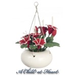 Dollhouse Hanging Red Day Lily