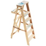 Dollhouse Used Wooden Step Ladder