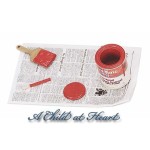 Dollhouse Paint, Stirrer &amp; Brush on Paper