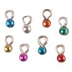 (*) Dollhouse 8 pc Tiny Jewel Tone Ornaments