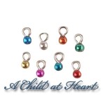 (*) Dollhouse 8 pc Tiny Jewel Tone Ornaments