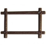 Dollhouse Rectangular Log Frame