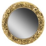 Dollhouse Round Frame Mirror