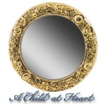 Dollhouse Round Frame Mirror