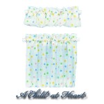 Dollhouse Cafe Curtains Color Dots