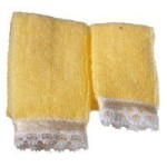 Dollhouse 2 pc Towel Set - Yellow