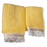 Dollhouse 2 pc Towel Set - Yellow