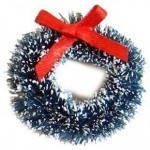 (&amp;sect;) Disc .60&amp;cent; Off - Sisal Wreath with Snow