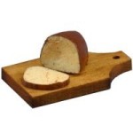Loaf of Rye Bread on Cutting Board