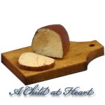 Loaf of Rye Bread on Cutting Board