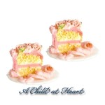Dollhouse 2 Single Slices of Cake