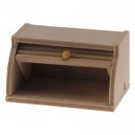 (*) Dollhouse Wooden Bread Box
