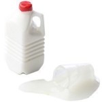 (*) Dollhouse Spilled Milk Glass Set