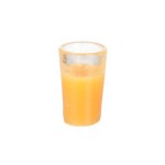 (*) Dollhouse Glass of Orange Juice