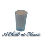 (*) Dollhouse Glass of Chocolate Milk