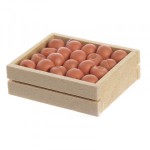 (*) Dollhouse Filled Crate of Apricots or Peaches