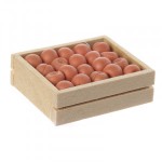 (*) Dollhouse Filled Crate of Apricots or Peaches